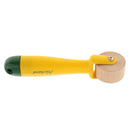 Wallpaper Seam Roller Hand Pressure Roll DIY Tool Wooden Roller Yellow Plastic