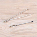 2pcs/set Stainless Steel Cited Clips Elastic Belt Wearing Rope Weaving Tool