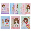 Cartoon Girl Photo Album 6 inch Random Colors 100 Sheets Interstitial PhotosCase