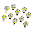 Univeral 10X White G4-5050-6SMD LED Bulb HighPower Super Bright Car Light