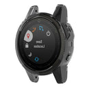 2pcs Black Transparent Silicone Smart Watch Screen Case for Garmin Fenix 5S