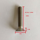 5Pcs Titanium Alloy Countersunk Hex Head Screws - High Tensile Bolts M8*20