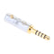 4.4mm 5Pole Headphone Pin Plug Audio Adapter For Sony NW-WM1Z WM1A AMP Play