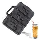 Silicone Gun Shaped Freeze Cube Ice Moulds Jelly Chocolate X0Q4 Tray. Mold J5L7