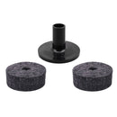 1pc Cymbal Sleeve with Flange Base+2pcs Felt Washers for Drum Set Percussion