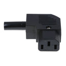 Durable IEC C13 right angle rewirable connector 3 pin female power plug so Gw