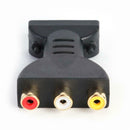 1080P HDMI To 3 RCA Adapter Component Cable Cord Converter Video Audio DVD HDTV