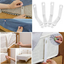 4pcs Bed Sheet Holder Fastener For Mattress Covers Sofa Cushion White
