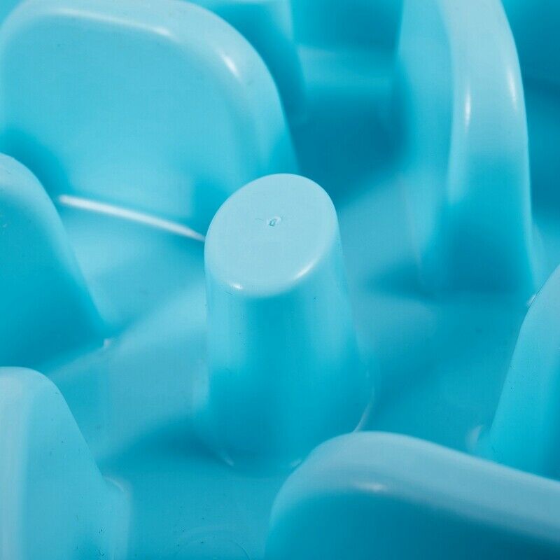 Pet Bowl Plastic Slow Feed Dog Bowl Anti-skid Food Feeder Interactive Stopi