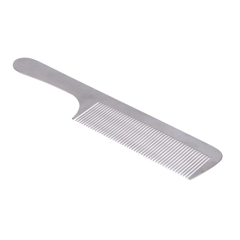 Anti-static Stainless Steel Combs Professional Salon Hair Styling Cut Barber