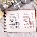 Birthday GiftDIY Transparent Silicone Clear Stamp Cling Seal Scrapbook Embossing