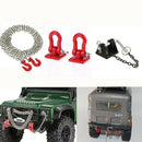 1:10 Scale Tow Hook with Trailer Chain for RC Accessory Traxxas Trx-4 TRX4