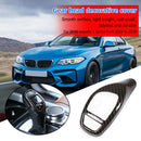 Look ABS Gear Shift Knob Cover Carbon Fiber Trim for BMW X3 X4 X5 X6 Sport Style