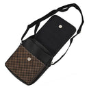 Black Men's Faux Leather Messenger Shoulder Bag M8E3