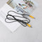 3.5mm 1/8" mono male plug to single rca male audio video^cable adapter cord 1 TE
