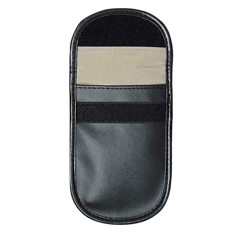 Car Key Signal Shielding Bag Cell Phone Signal Blocker Jammer Pouch Black