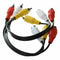 New 3 RCA Male Jack to 6 RCA Female Plug Splitter Audio Video AV Adapter Ca Y1P5