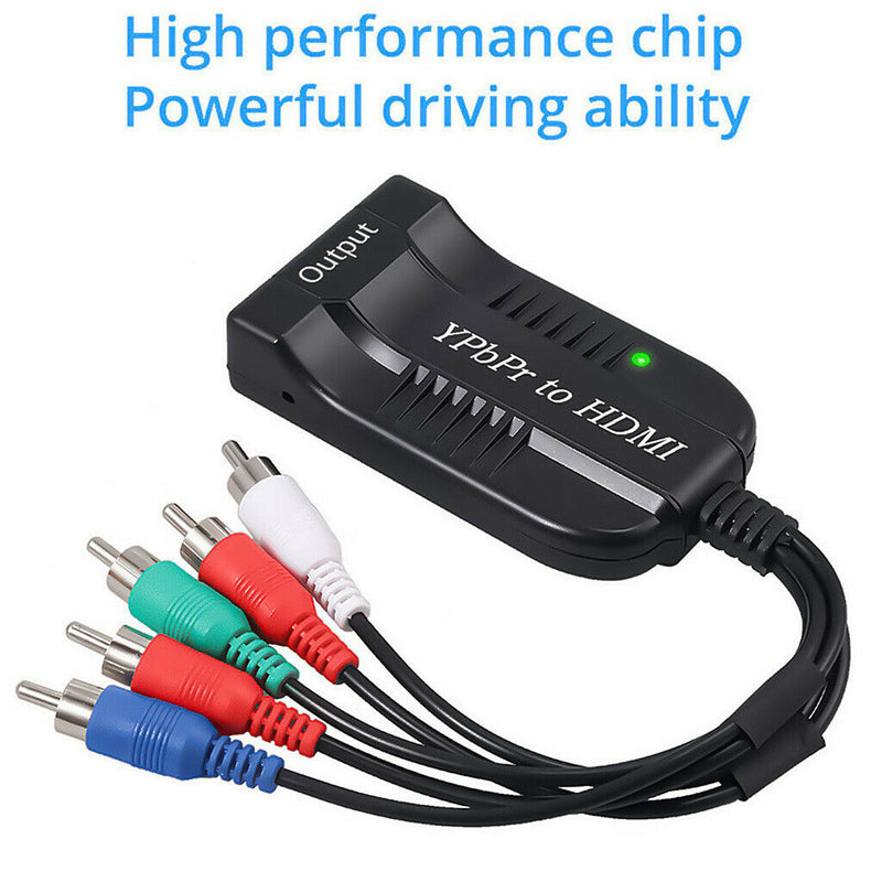 Male YPbPr to Female HDMI Component to HDMI Support 1080P for Laptop DVD