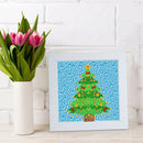 DIY Full Drill Diamond Painting Christmas Tree Embroidery Set with Frame