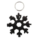 Multi-tool card combination Compact portable outdoor products Snowflake too