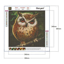 Gloryart 5D DIY Full Drill Diamond Painting Owl Embroidery Crafts Cross Stitch