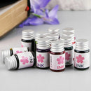 13Pcs/Set Bottled Dip Glass Pen Ink With Fountain Dip Writing Signature Pen Gift
