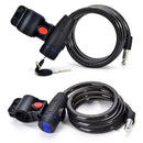 Key Locker Bike Cycling Bicycle Trolly  Motor Security Steel Wire Cable Lock OA