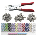 2018 Colorful Eyelet Buckles Snap Fasteners Buttons Press Studs Fixing Tools
