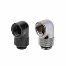 G1/4 Thread Rotary Fitting Water Cooling Connector 90 Degree Fitting Adapte