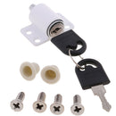 Child Safe Sliding Patio Locking Door Bolt Window Security Push Lock + Key set