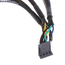 15cm PWM 3 pin /4 pin 3 ways Y Splitter PC Fan Power Cable