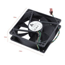 90*90*25MM DC 12V 0.60A 4-pin computer cpu cooling fans R8J7