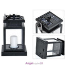 Solar Powered Candle Light LED Camping Garden Yard Outdoor Hanging Lantern Lamp