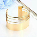 Metal Coil Open End Cuff Bracelet for Women, Mother's Day Gift Birthday Gif