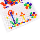 1Set Platsic Mushroom Studs Board Combinations Kids Educational  Puzzle Toys OZ