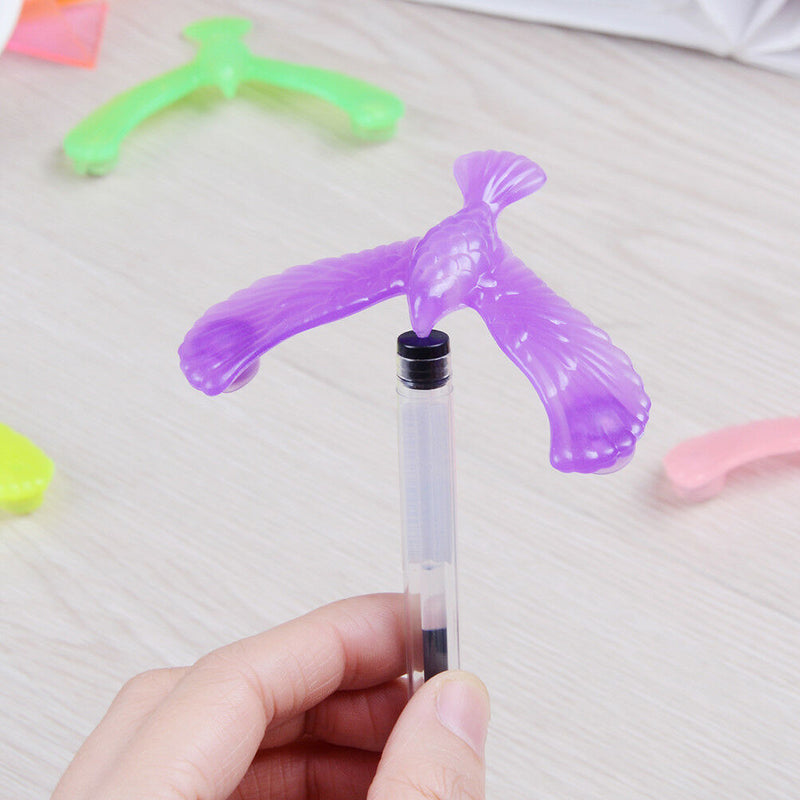 1Set balancing bird + pyramid magic physics science enlightenment funny kid toï¼D