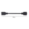 15cm 90 Degree Elbow HDMI Male Port to HDMI Female Port Extender Cable #gib