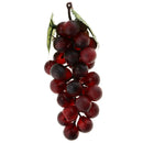Artificial Plastic Grapes Bunch Fruits Kitchen Cabinet Party 36 Head- Purple