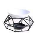 Geometry Small Tealight Candle Holders Tabletop Aritist Craft Black Metal W