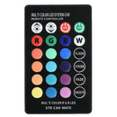 T10 5050 6 SMD LED Car Side Light RGB Bulbs Changing Colour Remote Controller