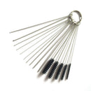 45pcs Airbrush Spray Nozzle Cleaning Repair Tool Kit Needle & Nylon Brush Set