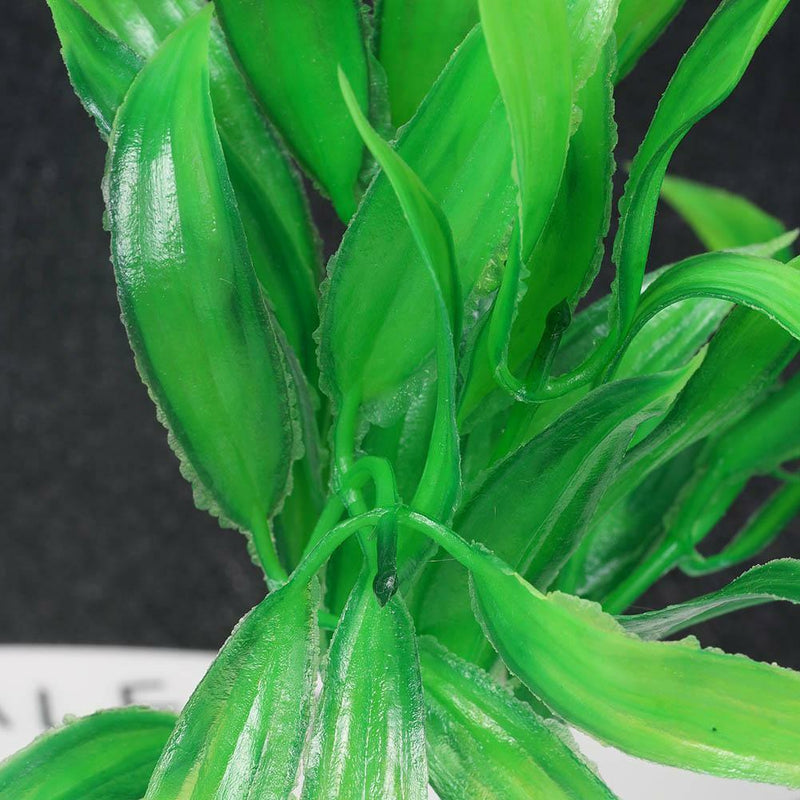 1x Water Grass Green Plant Ornament For Fish Tank Artificial Plastic Aquarium A+