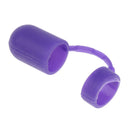Soft Touch Pen Elastic Bandage Sleeve Pouch / Holder / Bag + Purple Silicone