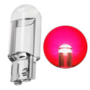 12Pieces 194 T10 DC12V LED Bulb Wedge License Plate Light for Motorbike Red