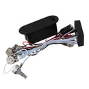 3 Band Active Guitar Bass EQ Preamp Circuit W/ 9V Pickup Battery Cover Case