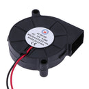 Black Brushless DC Cooling Blower Fan 2 Wires 5015S 12V 0.06A 50x15mm