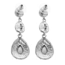 Geometric Water Drop Crystal Bridal Long Drop Pendant Earrings for Women Ta X5O6