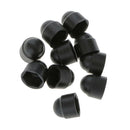 50 x M16 Black Dome Bolt Nut Protection Caps Covers Exposed Hex 10mm Spanner