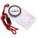 Outdoor Camping Hiking Special Compass Baseplate Ruler Map Scale Compass- OZ