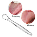 Stainless Tongue Scraper Fresh Breath Metal Cleaning Cleaner Tool for Oral Care/
